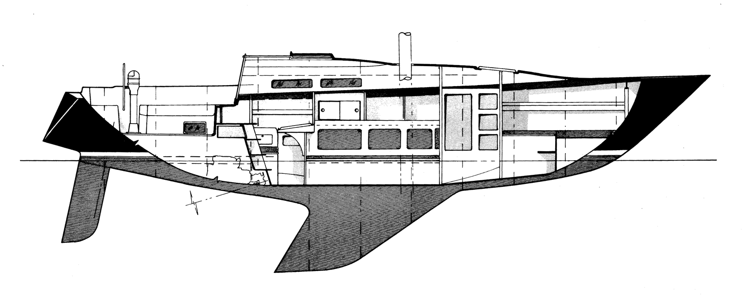 C&C33-cutaway-profile