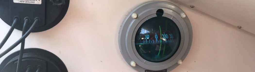 Guages on back of companionway